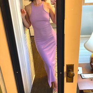 French connection jersey dress in lilac